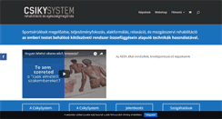 Desktop Screenshot of csikysystem.hu