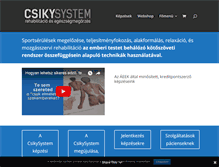 Tablet Screenshot of csikysystem.hu